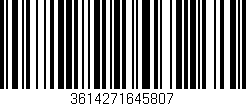 Código de barras (EAN, GTIN, SKU, ISBN): '3614271645807'