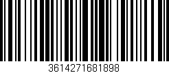 Código de barras (EAN, GTIN, SKU, ISBN): '3614271681898'