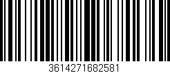 Código de barras (EAN, GTIN, SKU, ISBN): '3614271682581'