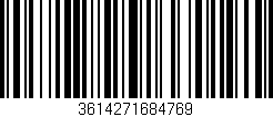 Código de barras (EAN, GTIN, SKU, ISBN): '3614271684769'