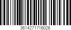 Código de barras (EAN, GTIN, SKU, ISBN): '3614271716026'