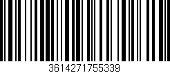 Código de barras (EAN, GTIN, SKU, ISBN): '3614271755339'