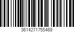Código de barras (EAN, GTIN, SKU, ISBN): '3614271755469'
