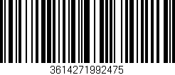 Código de barras (EAN, GTIN, SKU, ISBN): '3614271992475'