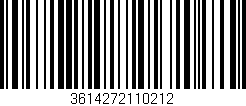 Código de barras (EAN, GTIN, SKU, ISBN): '3614272110212'