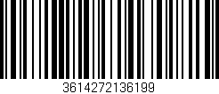 Código de barras (EAN, GTIN, SKU, ISBN): '3614272136199'