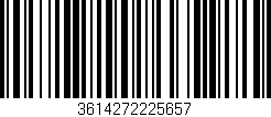 Código de barras (EAN, GTIN, SKU, ISBN): '3614272225657'