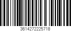 Código de barras (EAN, GTIN, SKU, ISBN): '3614272225718'