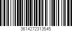Código de barras (EAN, GTIN, SKU, ISBN): '3614272313545'