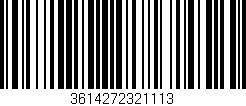 Código de barras (EAN, GTIN, SKU, ISBN): '3614272321113'