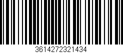 Código de barras (EAN, GTIN, SKU, ISBN): '3614272321434'