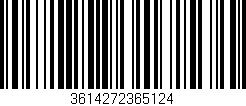 Código de barras (EAN, GTIN, SKU, ISBN): '3614272365124'