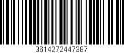 Código de barras (EAN, GTIN, SKU, ISBN): '3614272447387'
