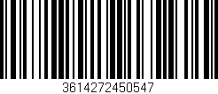 Código de barras (EAN, GTIN, SKU, ISBN): '3614272450547'
