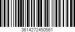 Código de barras (EAN, GTIN, SKU, ISBN): '3614272450561'