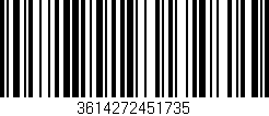 Código de barras (EAN, GTIN, SKU, ISBN): '3614272451735'