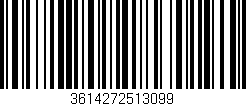 Código de barras (EAN, GTIN, SKU, ISBN): '3614272513099'