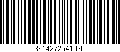 Código de barras (EAN, GTIN, SKU, ISBN): '3614272541030'