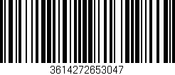 Código de barras (EAN, GTIN, SKU, ISBN): '3614272653047'