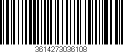 Código de barras (EAN, GTIN, SKU, ISBN): '3614273036108'