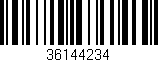 Código de barras (EAN, GTIN, SKU, ISBN): '36144234'