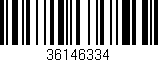 Código de barras (EAN, GTIN, SKU, ISBN): '36146334'