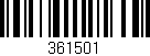 Código de barras (EAN, GTIN, SKU, ISBN): '361501'