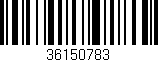 Código de barras (EAN, GTIN, SKU, ISBN): '36150783'