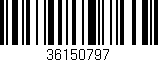 Código de barras (EAN, GTIN, SKU, ISBN): '36150797'