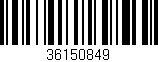 Código de barras (EAN, GTIN, SKU, ISBN): '36150849'