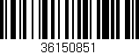 Código de barras (EAN, GTIN, SKU, ISBN): '36150851'