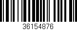 Código de barras (EAN, GTIN, SKU, ISBN): '36154876'