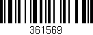 Código de barras (EAN, GTIN, SKU, ISBN): '361569'