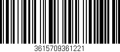Código de barras (EAN, GTIN, SKU, ISBN): '3615709361221'