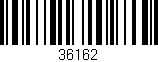 Código de barras (EAN, GTIN, SKU, ISBN): '36162'