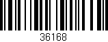 Código de barras (EAN, GTIN, SKU, ISBN): '36168'