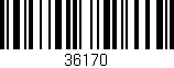 Código de barras (EAN, GTIN, SKU, ISBN): '36170'