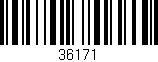Código de barras (EAN, GTIN, SKU, ISBN): '36171'