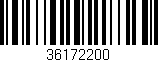 Código de barras (EAN, GTIN, SKU, ISBN): '36172200'