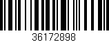 Código de barras (EAN, GTIN, SKU, ISBN): '36172898'