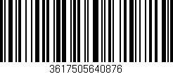 Código de barras (EAN, GTIN, SKU, ISBN): '3617505640876'