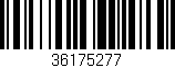 Código de barras (EAN, GTIN, SKU, ISBN): '36175277'