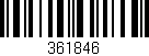 Código de barras (EAN, GTIN, SKU, ISBN): '361846'