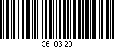 Código de barras (EAN, GTIN, SKU, ISBN): '36186.23'