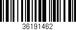 Código de barras (EAN, GTIN, SKU, ISBN): '36191462'