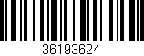 Código de barras (EAN, GTIN, SKU, ISBN): '36193624'