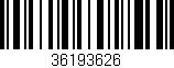 Código de barras (EAN, GTIN, SKU, ISBN): '36193626'
