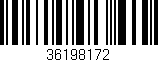 Código de barras (EAN, GTIN, SKU, ISBN): '36198172'
