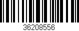 Código de barras (EAN, GTIN, SKU, ISBN): '36208556'