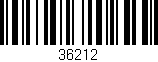 Código de barras (EAN, GTIN, SKU, ISBN): '36212'